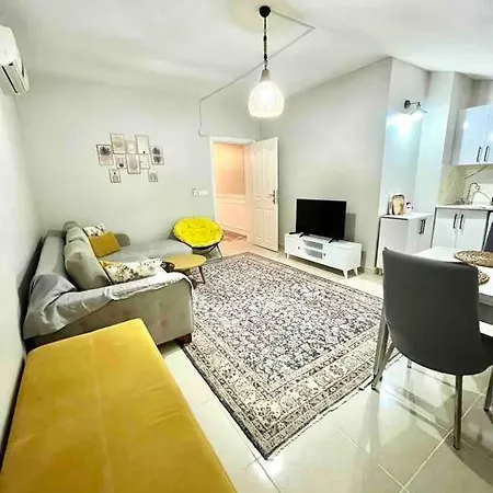 Modern Tasarimli Genis Terasli 1+1 公寓